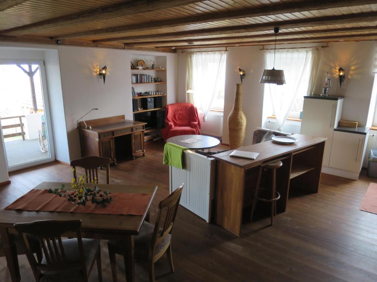 Alpaka-Ferien Apartment Wiechs am Randen Ngoại thất bức ảnh
